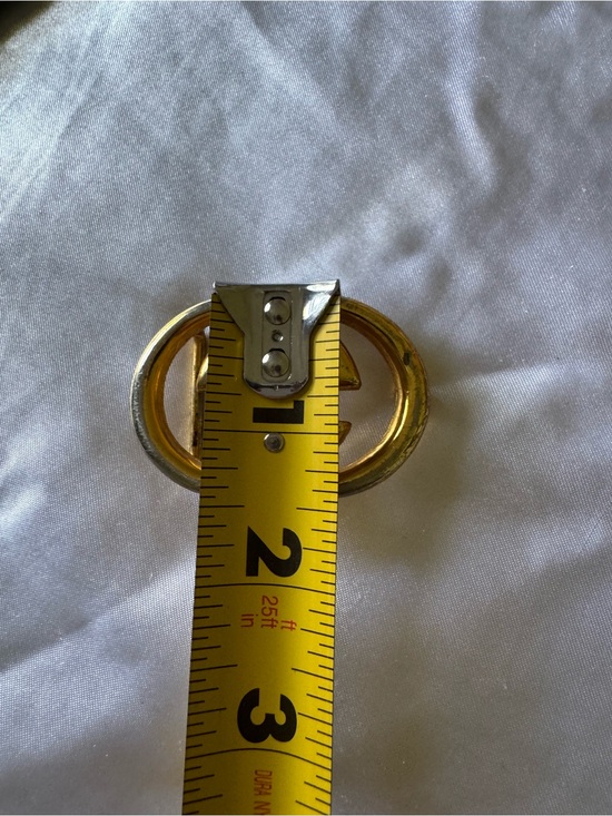 Gucci Vintage Gold Double G Logo Brooch main image 10